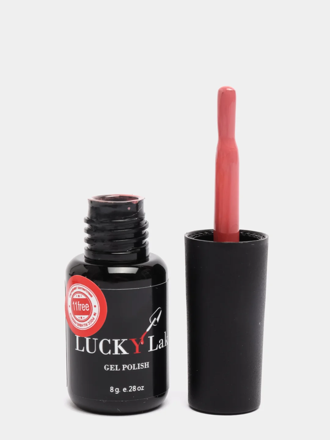 Гель лак для ногтей LuckyLak Fashion №027 пудрово розовый