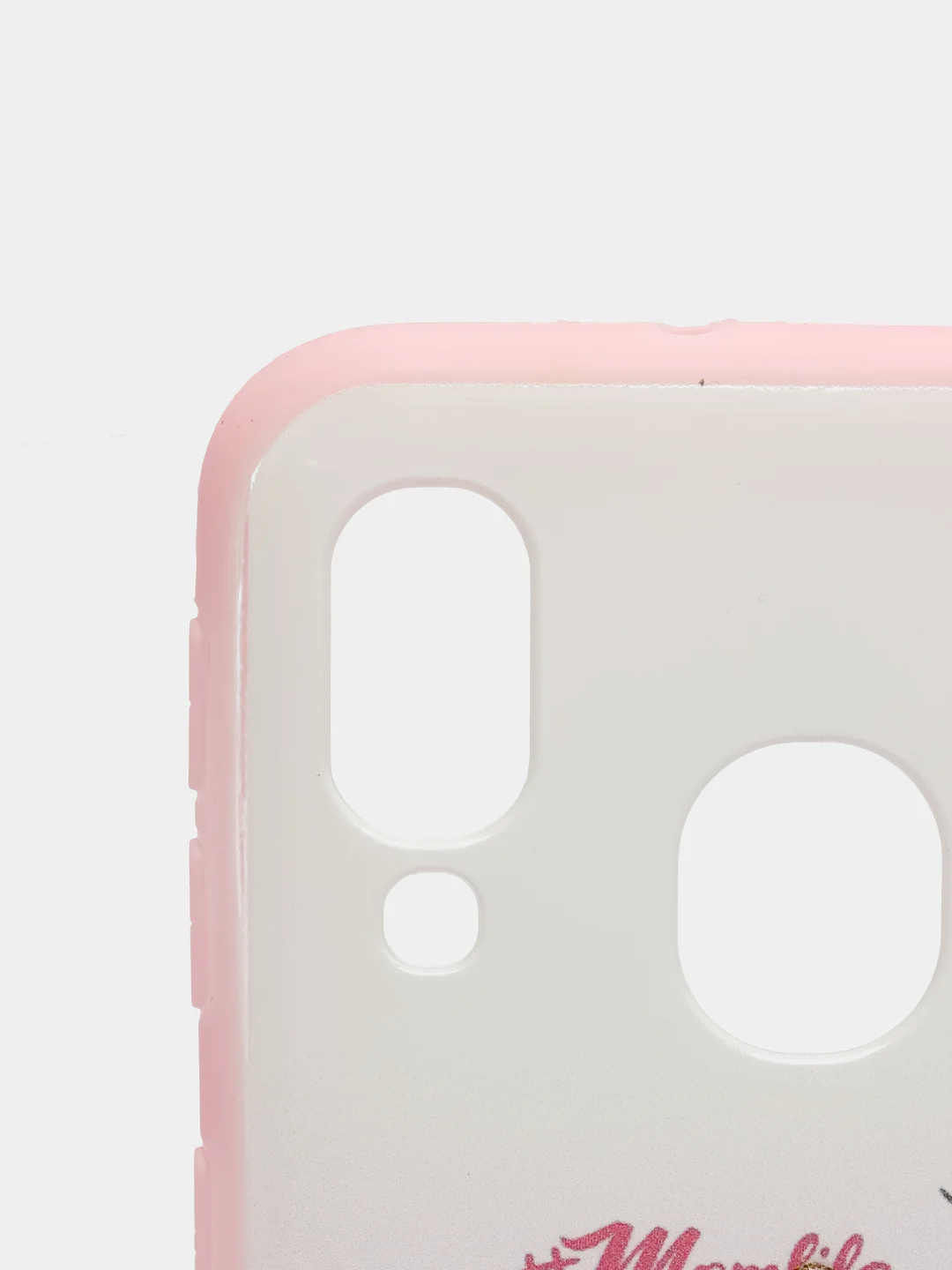 Белый чехол  SAMSUNG A40
