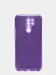 Фиолетовый чехол блестящий XIAOMI REDMI 9