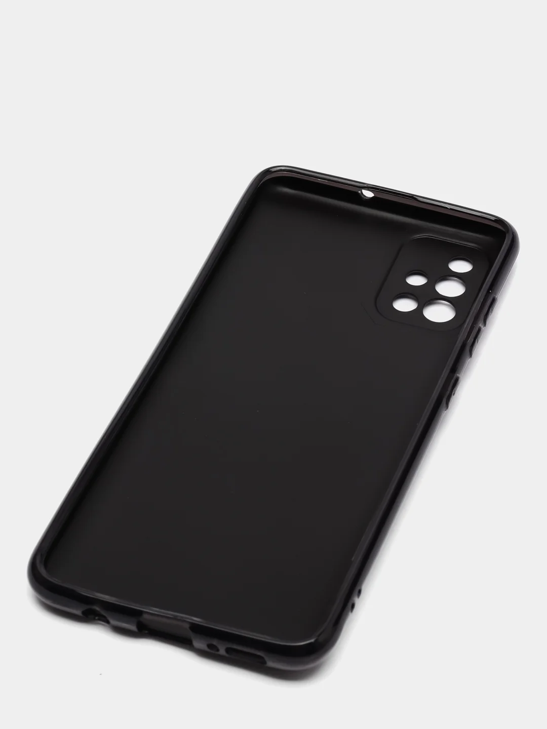 Угольный чехол блестящий для Samsung A51