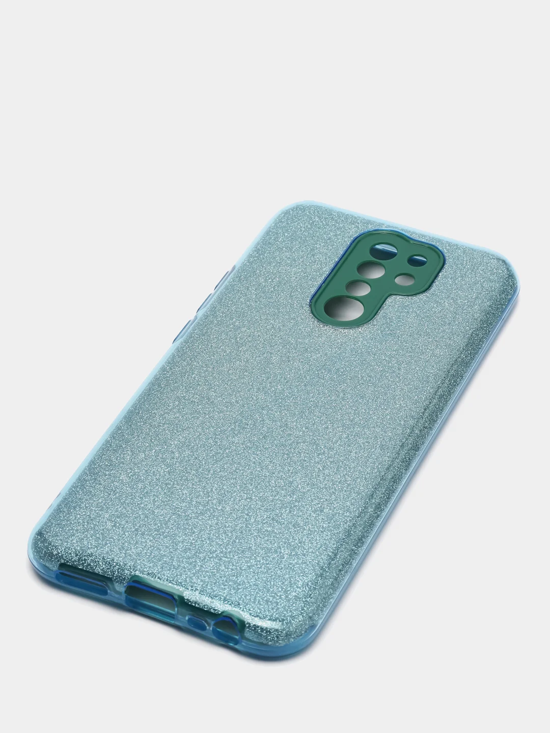 Голубой чехол блестящий XIAOMI REDMI 9