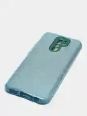 Голубой чехол блестящий XIAOMI REDMI 9