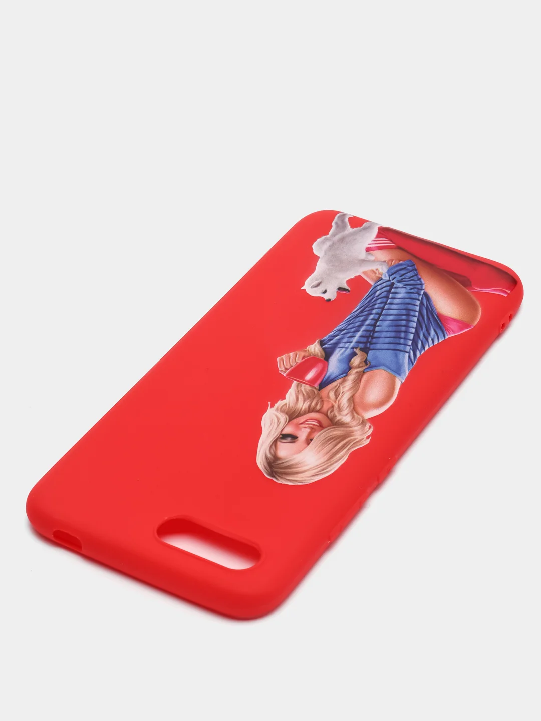 Алый чехол силиконовый для Honor 10