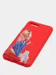 Алый чехол силиконовый для Honor 10