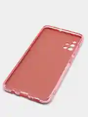 Розовый чехол блестящий для Samsung A51