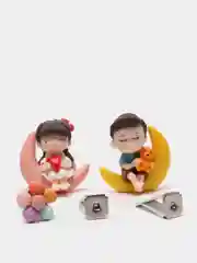 Синий меланж ароматизатор фигурки "kiss"