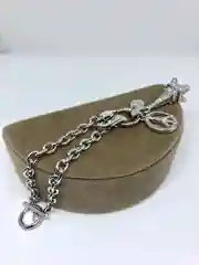 Браслет с подвесками, 20 см / Браслет замок / Браслет Париж / Эйфелева башня