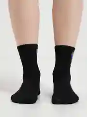 Черный носки цветные