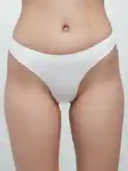 Белый трусы стринги женские Ava Secret, бесшовные