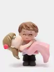 Синий ароматизатор фигурки "kiss"