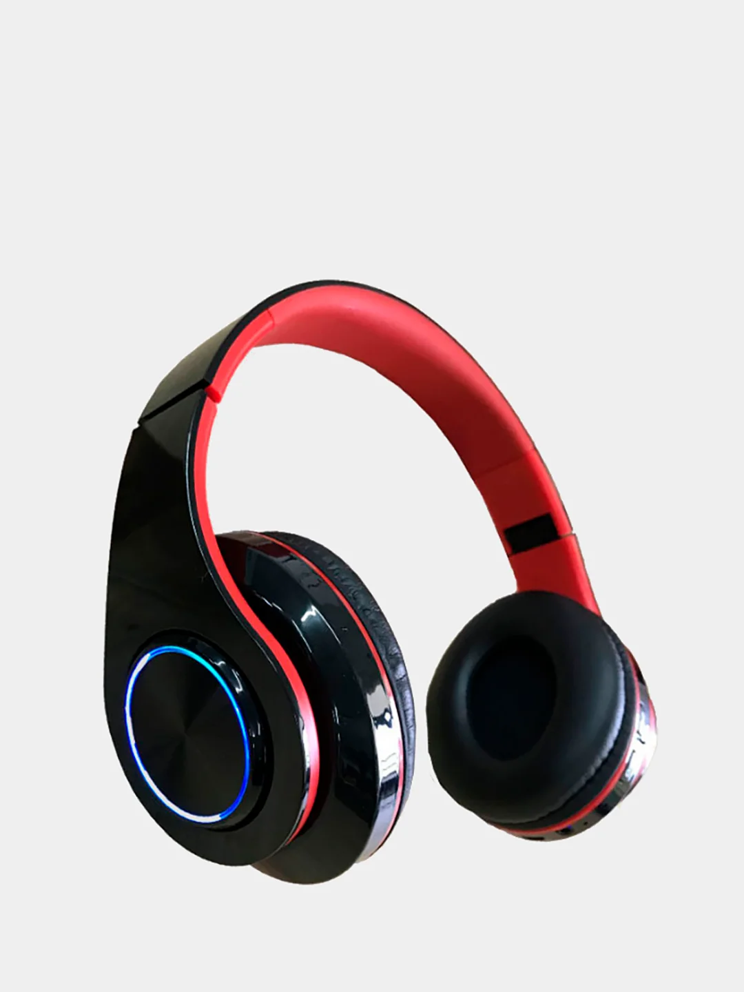 Красный наушники беспроводные, со светодиодной подсветкой, Bluetooth B39  Wireless