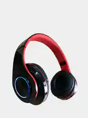 Красный наушники беспроводные, со светодиодной подсветкой, Bluetooth B39  Wireless