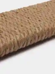 Серый когтеточка плоская, для кошек и котят, джут, мех, 11/60 см, ЭкоМир, точилка для когтей