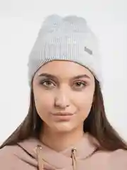 Серый шапка женская София