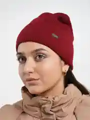 Бордовый шапка женская София