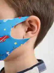 Бежевый маска защитная не медицинская, маска многоразовая, маска гигиеническая, маска детская