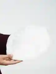 Белый берет женский вязаный "Ева", ажурный