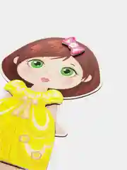 Кукла Магнитная с нарядами / одеждой "Одевашки Настя", развивающая игра для девочек