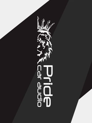 Наклейка на автомобиль "лев pride car audio"
