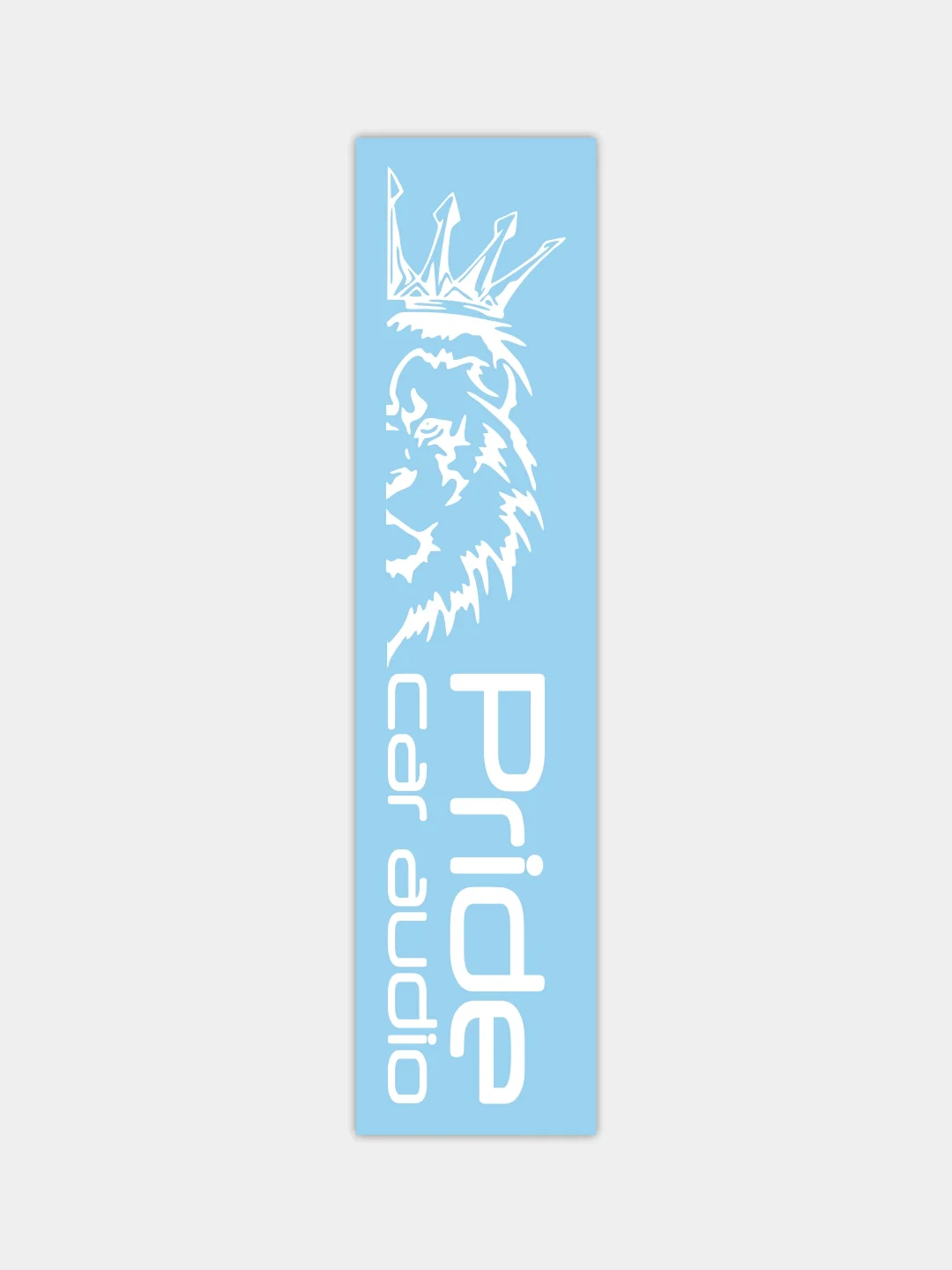 Наклейка на автомобиль "лев pride car audio"