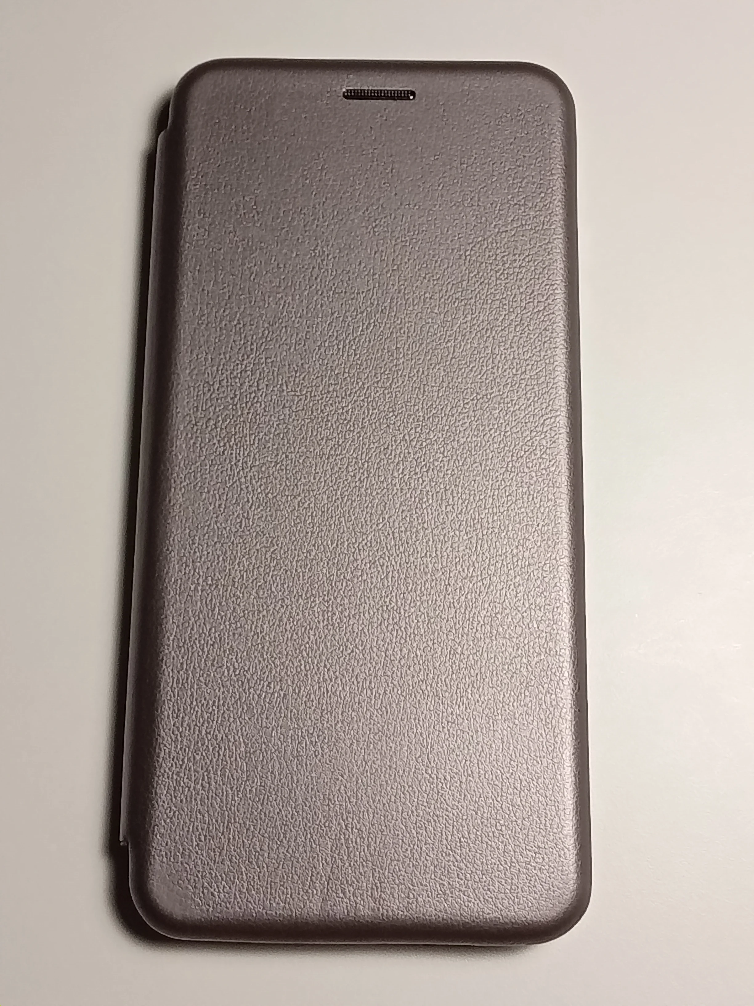 Серый металлик чехол книжка  SAMSUNG S8