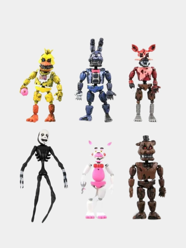 Аниматроник Five Nights at Freddys разборный, с подсветкой, 1 штука