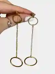 Серьги подвесные