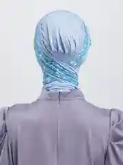 Голубой тюрбан трансформер