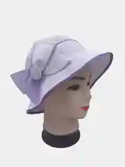 Сиреневый шляпка летняя