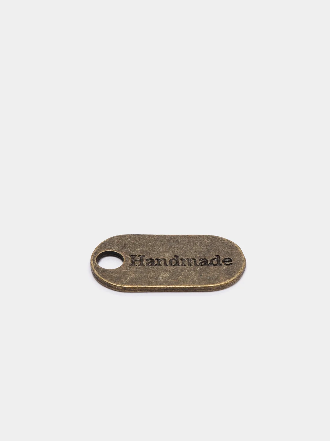 Металлический сеттинг, подвеска, основа, бирка "Hand made" на шею, на запястье, ожерелье