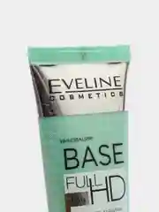Eveline Cosmetics База под макияж BASE FULL HD Маскирующая покраснения SPF 6, 30 мл.