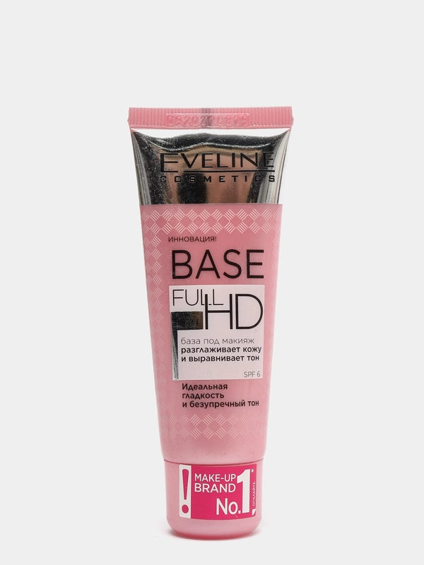 Eveline Cosmetics База под макияж BASE FULL HD Разглаживающе - выравнивающая  SPF 6, 30 мл