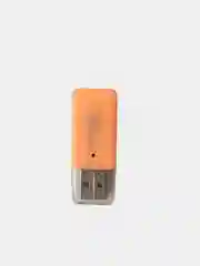 Оранжевый картридер для карт памяти формата micro SD