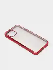 Красный чехол для iPhone 7, 8, SE, X, XS, XR, 11 Pro Max, 12 Mini, Pro Max, с гальваническим покрытием