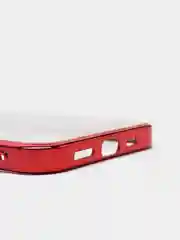 Красный чехол для iPhone 7, 8, SE, X, XS, XR, 11 Pro Max, 12 Mini, Pro Max, с гальваническим покрытием