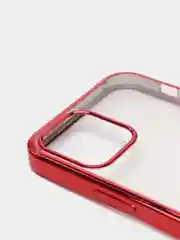 Красный чехол для iPhone 7, 8, SE, X, XS, XR, 11 Pro Max, 12 Mini, Pro Max, с гальваническим покрытием