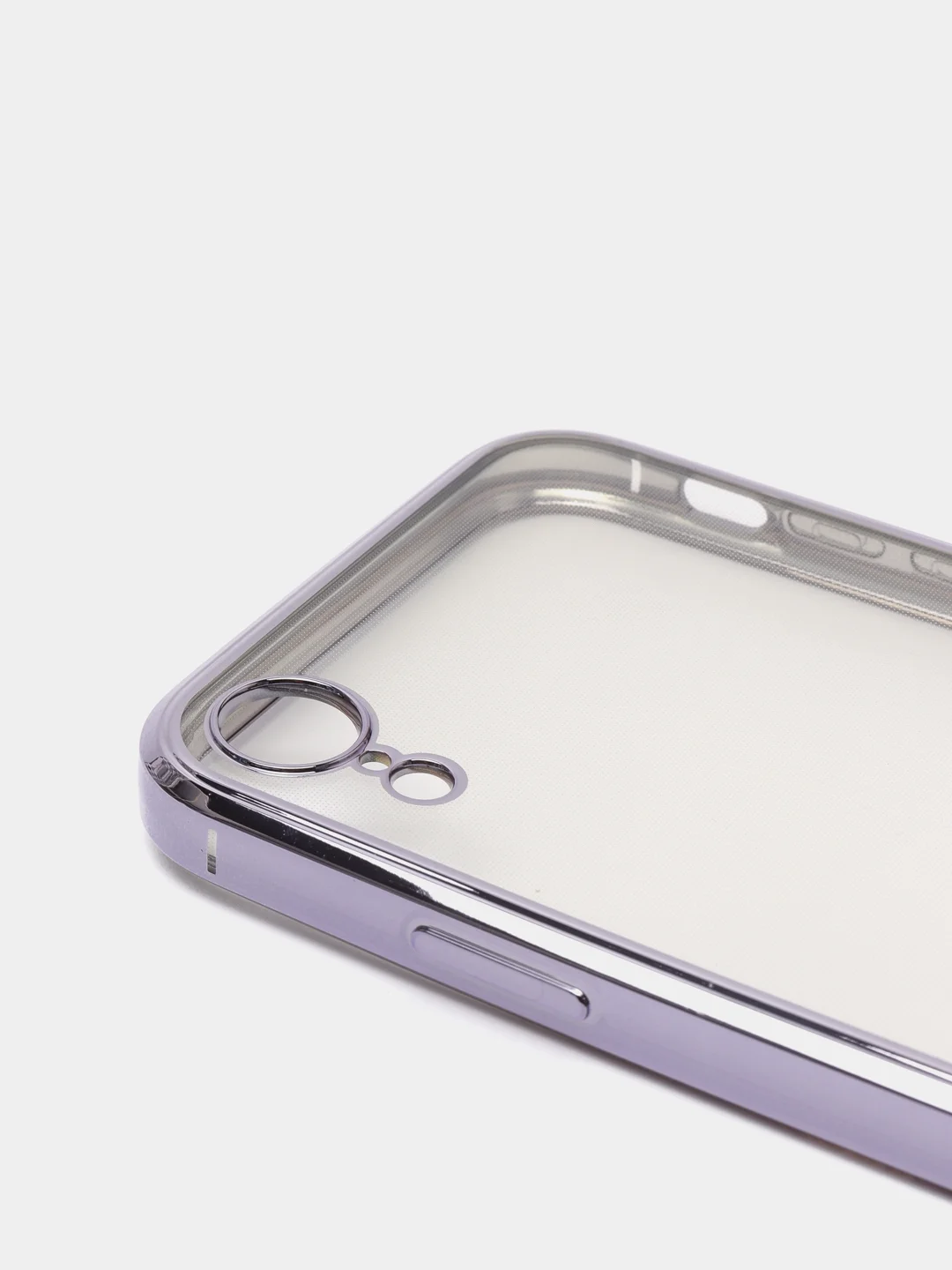 Лавандовый чехол для iPhone 7, 8, SE, X, XS, XR, 11 Pro Max, 12 Mini, Pro Max, с гальваническим покрытием