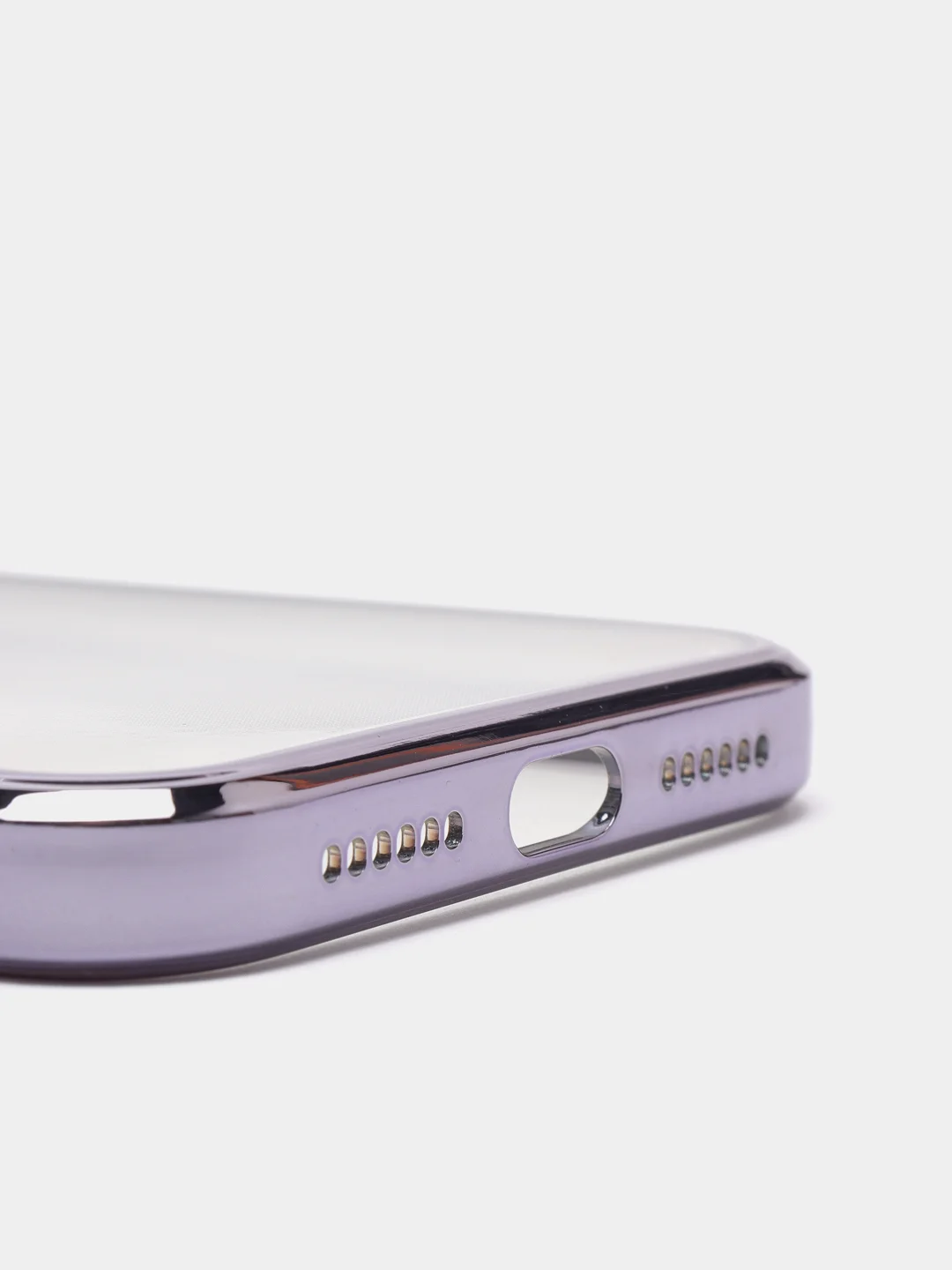 Лавандовый чехол для iPhone 7, 8, SE, X, XS, XR, 11 Pro Max, 12 Mini, Pro Max, с гальваническим покрытием