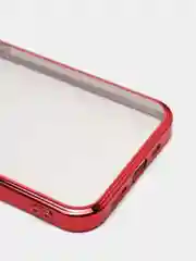 Красный чехол для iPhone 7, 8, SE, X, XS, XR, 11 Pro Max, 12 Mini, Pro Max, с гальваническим покрытием