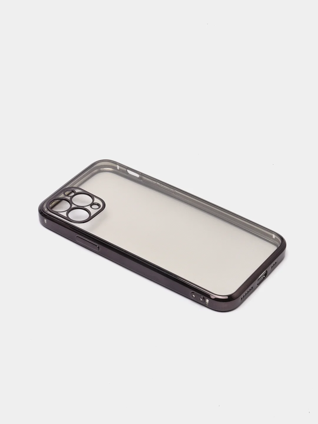 Черный чехол для iPhone 7, 8, SE, X, XS, XR, 11 Pro Max, 12 Mini, Pro Max, с гальваническим покрытием