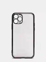 Черный чехол для iPhone 7, 8, SE, X, XS, XR, 11 Pro Max, 12 Mini, Pro Max, с гальваническим покрытием