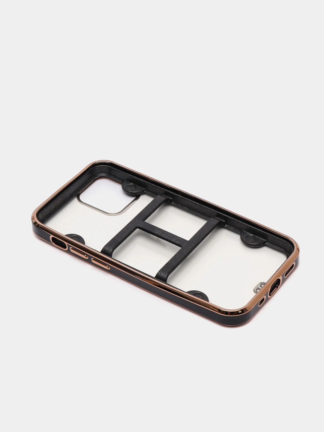 Черный чехол для iPhone 12 Mini, 12 Pro Max, 13 Mini, 13 Pro Max с гальваническим покрытием