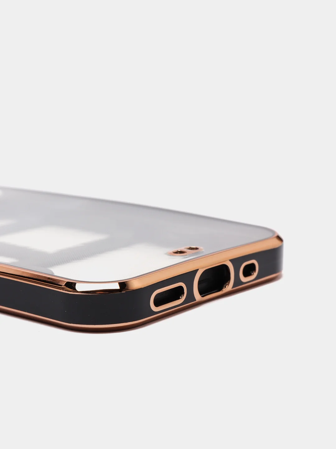 Черный чехол для iPhone 12 Mini, 12 Pro Max, 13 Mini, 13 Pro Max с гальваническим покрытием