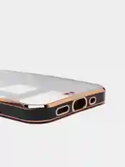 Черный чехол для iPhone 12 Mini, 12 Pro Max, 13 Mini, 13 Pro Max с гальваническим покрытием