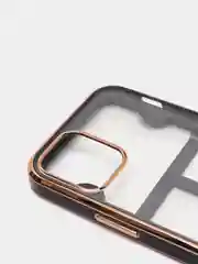 Черный чехол для iPhone 12 Mini, 12 Pro Max, 13 Mini, 13 Pro Max с гальваническим покрытием