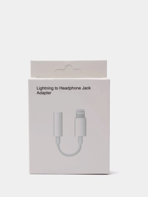Aux адаптер переходник для iPhone, Lightning, 3.5mm jack купить по цене ...