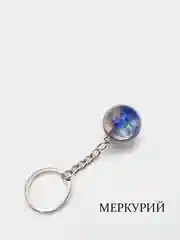 Синий брелок для ключей "планеты солнечной системы"