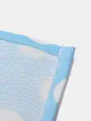 Голубой скатерть Горох, рогожка