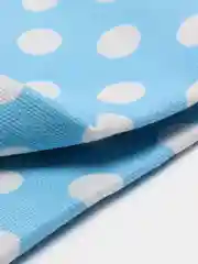 Голубой скатерть Горох, рогожка