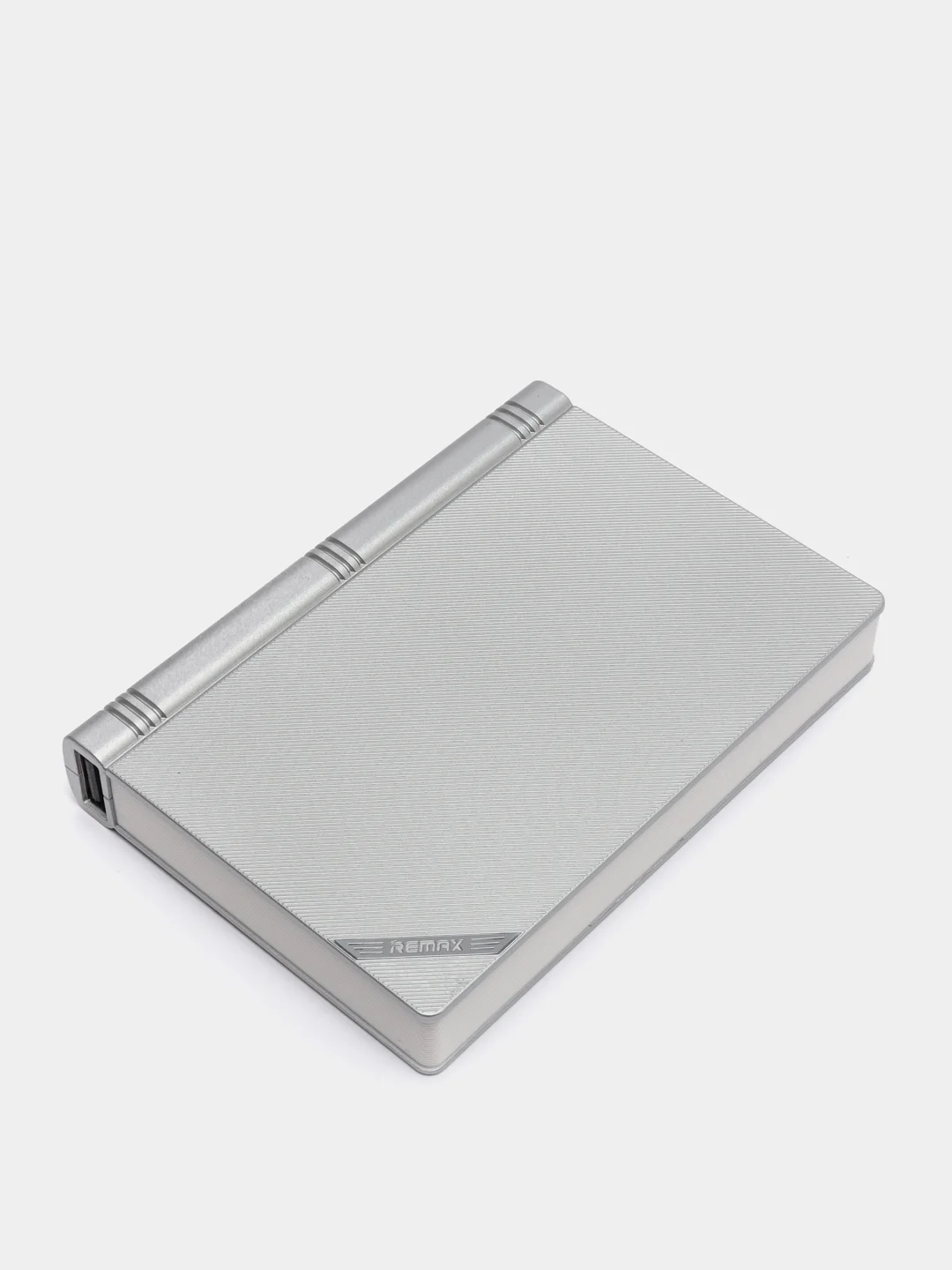 Серебряный power Bank в виде книжки 10000/20000мА/ч Remax Jumbook